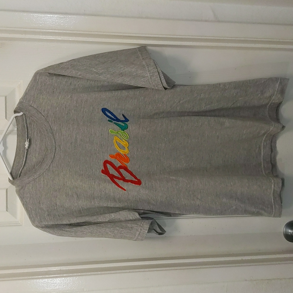 Festive Brazil Carnivale tee-shirt men's Large